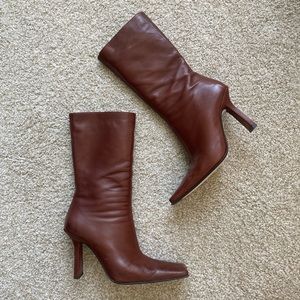MIISTA noor tobacco leather boots